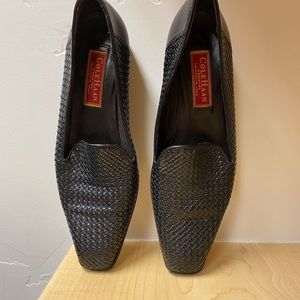 Black loafers